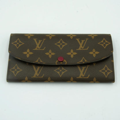 ルイヴィトン（LOUIS VUITTON）モノグラム　ポルトフォイユ・エミリー　M60697　レディース（中古）