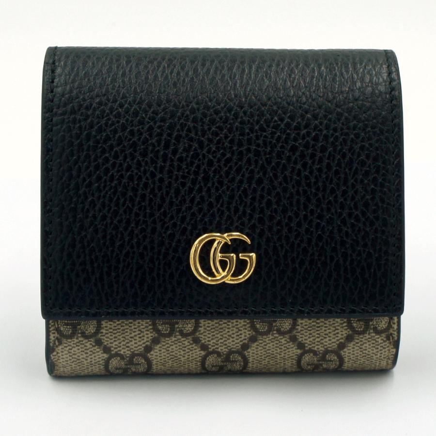 グッチ（GUCCI）[GGマーモント]ミディアム ウォレット　598587　レディース（中古・美品）