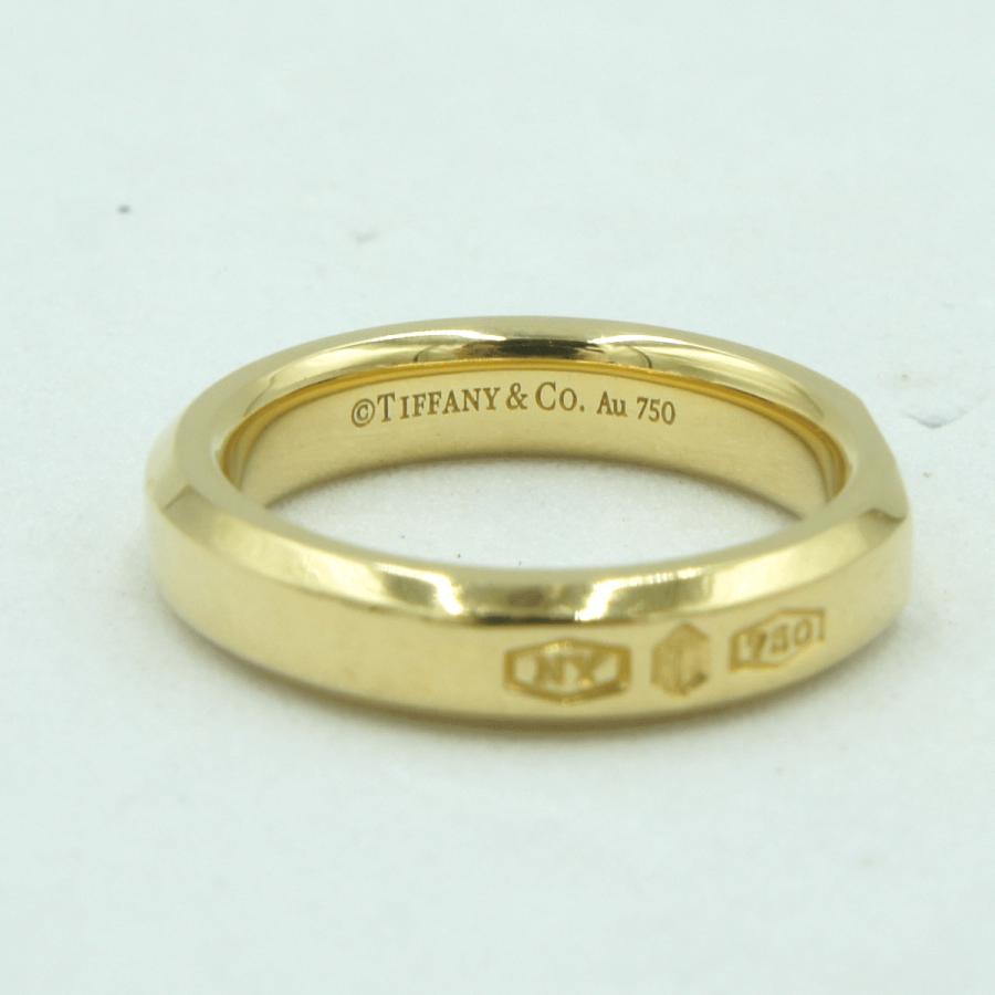 ティファニー(Tiffany & Co.)　メイカーズ スライス リング　リングサイズ12.5号　750(K18)イエローゴールド　レディース（中古）