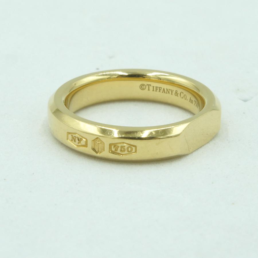 ティファニー(Tiffany & Co.)　メイカーズ スライス リング　リングサイズ12.5号　750(K18)イエローゴールド　レディース（中古）