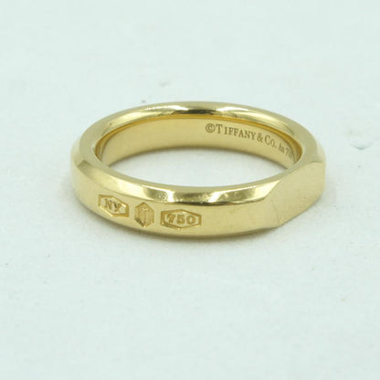 ティファニー(Tiffany & Co.)　メイカーズ スライス リング　リングサイズ12.5号　750(K18)イエローゴールド　レディース（中古）