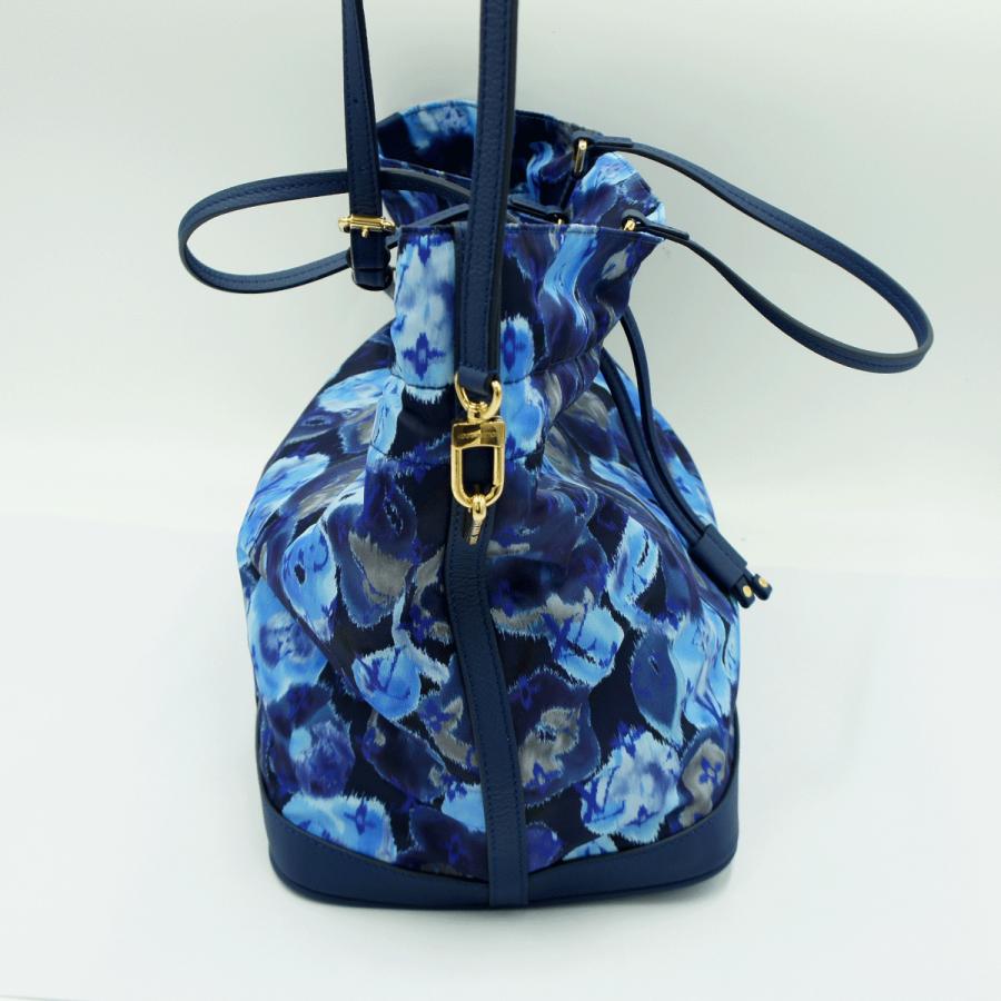 ルイヴィトン（LOUIS VUITTON）イカットフラワー　ノエフルMM　M94312　2013年サマーコレクション　グランブルー　ショルダーバッグ　ハンドバッグ　レディース（中古）