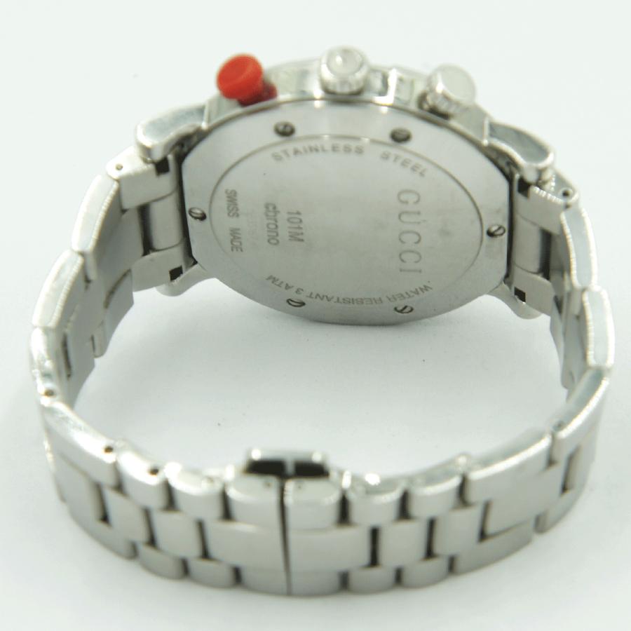 グッチ（GUCCI）Gクロノ　101M　YA101361　クロノグラフ　クォーツ　メンズ（中古）