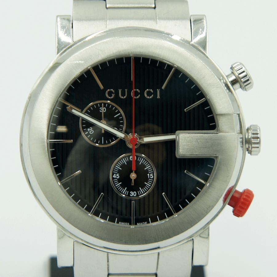 グッチ（GUCCI）Gクロノ　101M　YA101361　クロノグラフ　クォーツ　メンズ（中古）