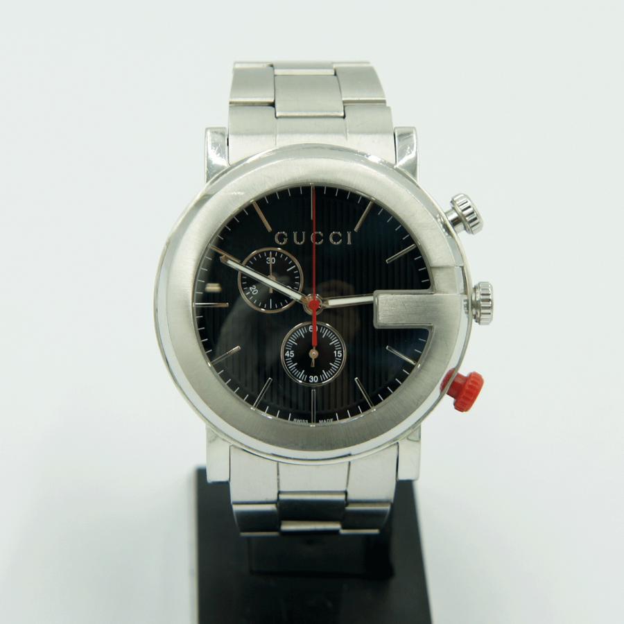 グッチ（GUCCI）Gクロノ　101M　YA101361　クロノグラフ　クォーツ　メンズ（中古）