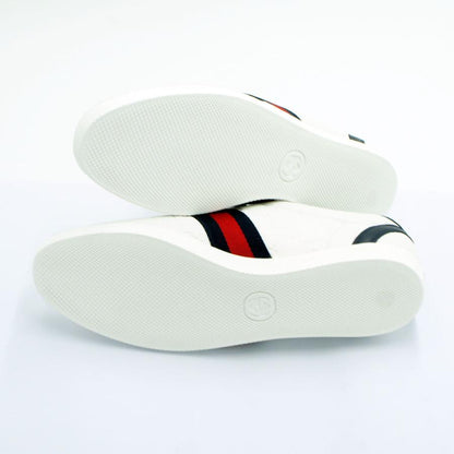 グッチ（GUCCI）グッチシマ ローカット レースアップ スニーカー　レディース　408496　3 1/8：25.5cm（未使用店頭展示品）