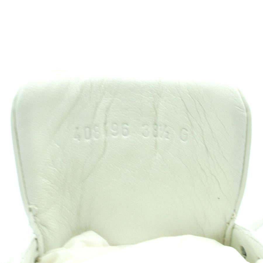 グッチ（GUCCI）グッチシマ ローカット レースアップ スニーカー　レディース　408496　3 1/8：25.5cm（未使用店頭展示品）