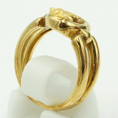 カレライカレラ（Carrera y Carrera）カレライカレラ750リング「パンサー」リングサイズ11号　レディース（中古）