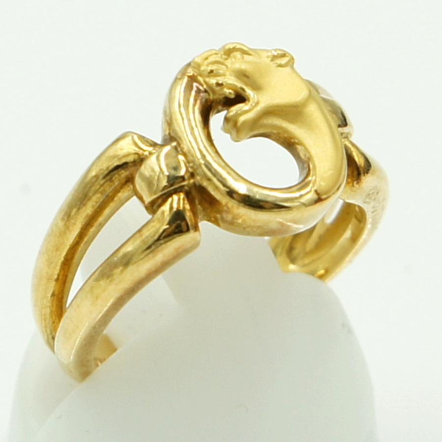 カレライカレラ（Carrera y Carrera）カレライカレラ750リング「パンサー」リングサイズ11号　レディース（中古）