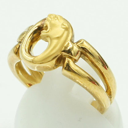 カレライカレラ（Carrera y Carrera）カレライカレラ750リング「パンサー」リングサイズ11号　レディース（中古）