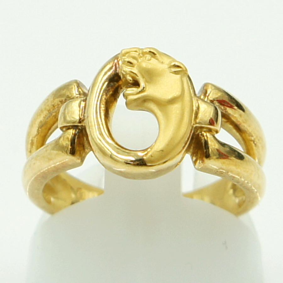 カレライカレラ（Carrera y Carrera）カレライカレラ750リング「パンサー」リングサイズ11号　レディース（中古）