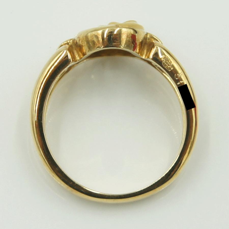 カレライカレラ（Carrera y Carrera）カレライカレラ750リング「パンサー」リングサイズ11号　レディース（中古）