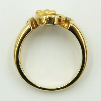 カレライカレラ（Carrera y Carrera）カレライカレラ750リング「パンサー」リングサイズ11号　レディース（中古）