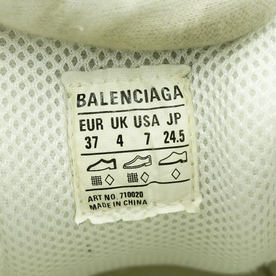 バレンシアガ(BALEMCIAGA) × アディダス(ADIDAS)　TRIPLE S　サイズ37(24.5cm)　限定エディション　靴　ホワイト/ブラック/グレー　メンズ　レディース（中古）