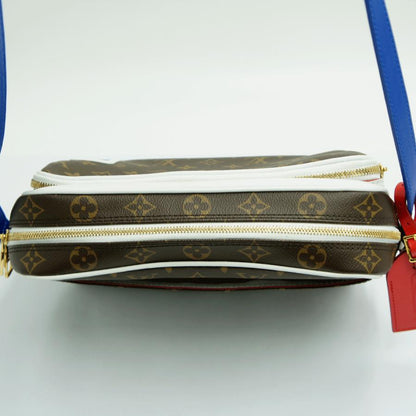 ルイヴィトン（LOUIS VUITTON）モノグラム　ナイル・メッセンジャー　LV×NBA　M45584　カプセルコレクション　ショルダーバッグ　メンズ　レディース（中古）