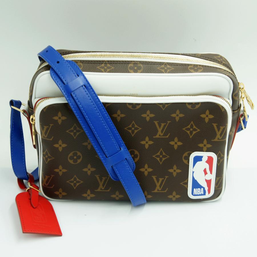 ルイヴィトン（LOUIS VUITTON）モノグラム　ナイル・メッセンジャー　LV×NBA　M45584　カプセルコレクション　ショルダーバッグ　メンズ　レディース（中古）