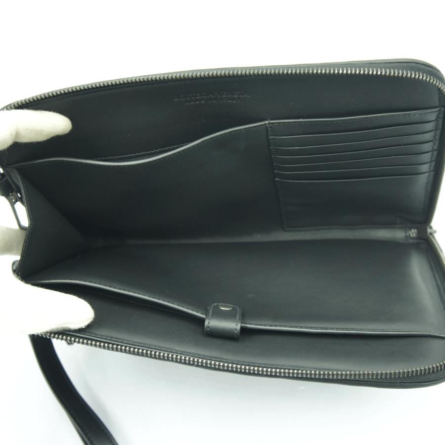 ボッテガ ヴェネタ（BOTTEGA VENETA）イントレチャート　ドキュメントケース　セカンドバッグ　クラッチバッグ　0005P0V0300_9004　メンズ（中古）