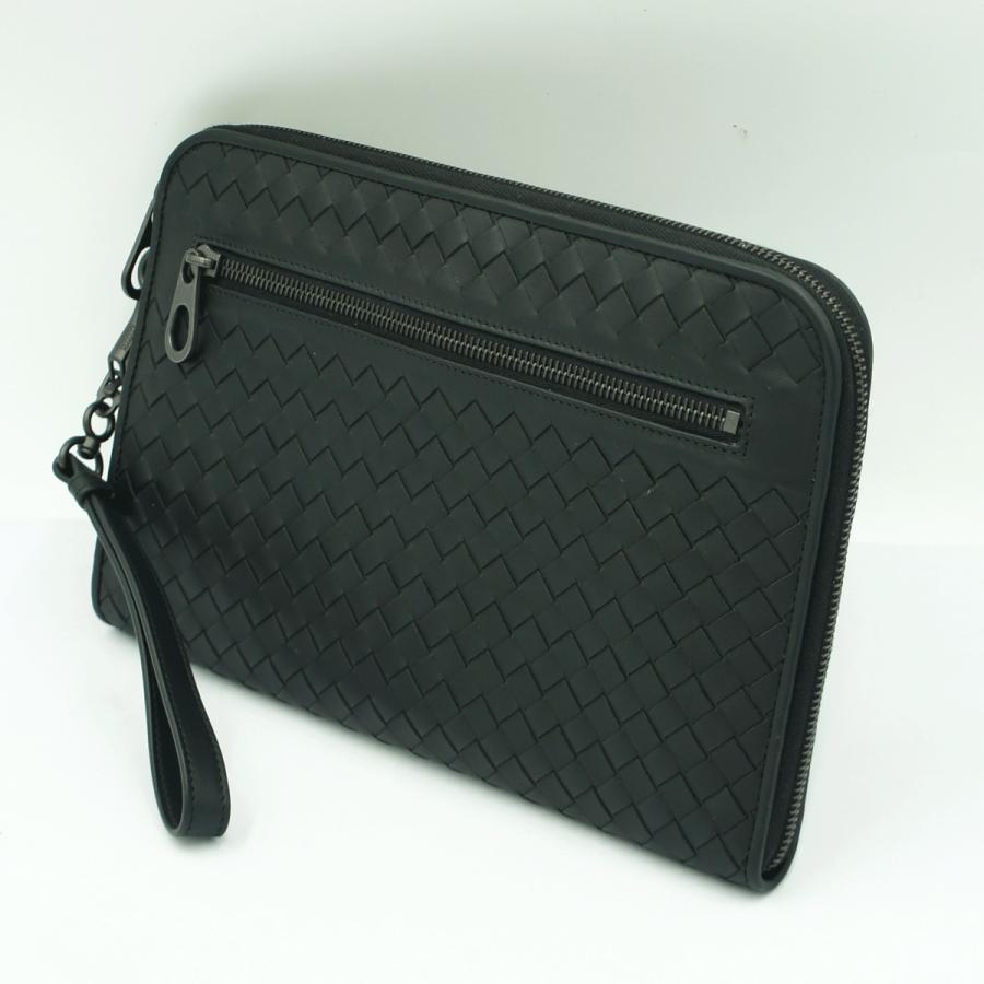 ボッテガ ヴェネタ（BOTTEGA VENETA）イントレチャート　ドキュメントケース　セカンドバッグ　クラッチバッグ　0005P0V0300_9004　メンズ（中古）