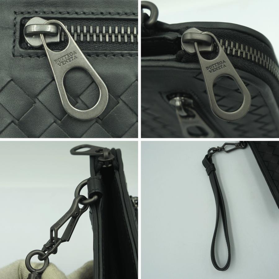 ボッテガ ヴェネタ（BOTTEGA VENETA）イントレチャート　ドキュメントケース　セカンドバッグ　クラッチバッグ　0005P0V0300_9004　メンズ（中古）