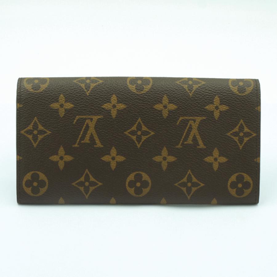 ルイヴィトン（LOUIS VUITTON）モノグラム　ポルトフォイユ・エミリー　M61289　レディース（中古・美品）