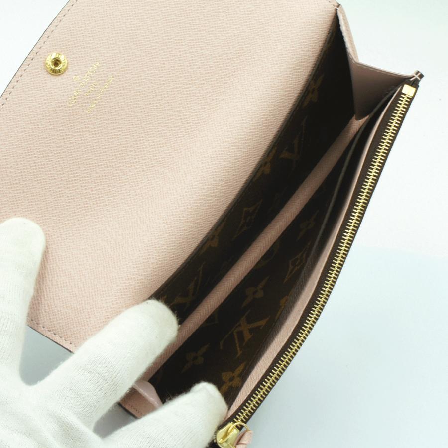 ルイヴィトン（LOUIS VUITTON）モノグラム　ポルトフォイユ・エミリー　M61289　レディース（中古・美品）