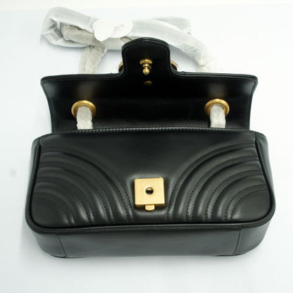 グッチ（GUCCI）GGマーモント キルティング ミニバッグ　446744　レディース（未使用・店頭展示品）