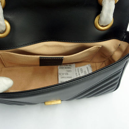 グッチ（GUCCI）GGマーモント キルティング ミニバッグ　446744　レディース（未使用・店頭展示品）