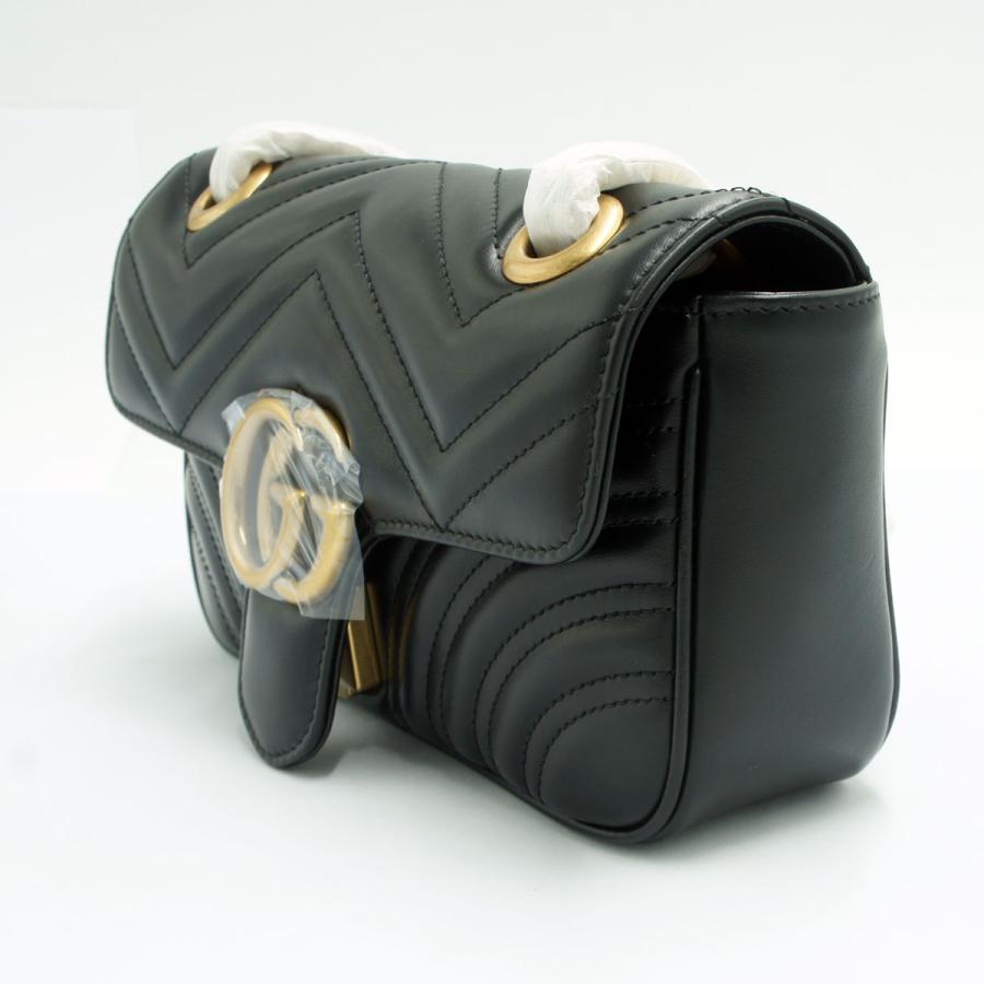 グッチ（GUCCI）GGマーモント キルティング ミニバッグ　446744　レディース（未使用・店頭展示品）