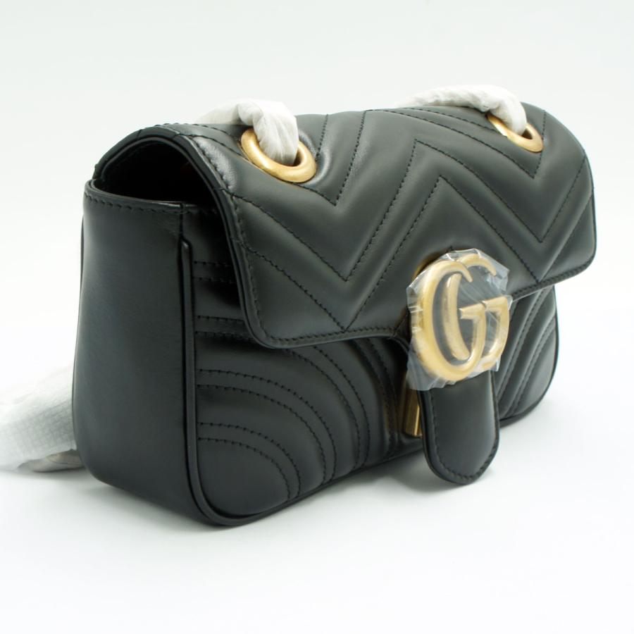 グッチ（GUCCI）GGマーモント キルティング ミニバッグ　446744　レディース（未使用・店頭展示品）