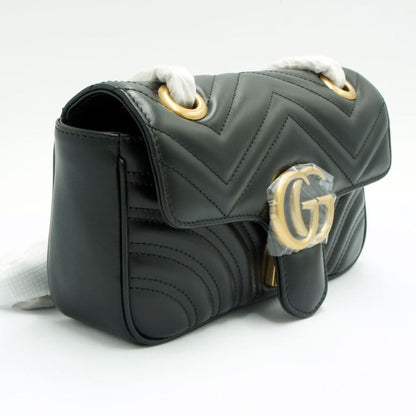 グッチ（GUCCI）GGマーモント キルティング ミニバッグ　446744　レディース（未使用・店頭展示品）