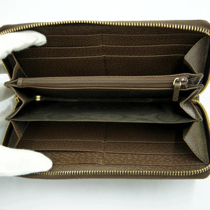 グッチ（GUCCI）GGスプリーム　オフィディア　GGジップアラウンドウォレット　523154　レディース（中古）