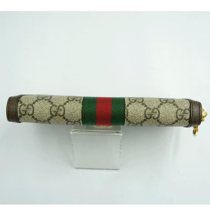 グッチ（GUCCI）GGスプリーム　オフィディア　GGジップアラウンドウォレット　523154　レディース（中古）