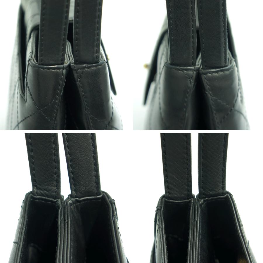 シャネル（CHANEL）ビコローレ　ターンロック　ショルダー　トートバッグ　ハンドバッグ　ショルダーバッグ　ブラック　レディース（中古）