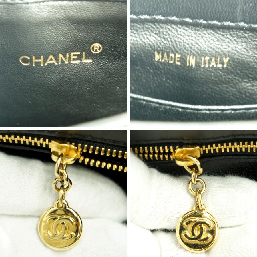 シャネル（CHANEL）ビコローレ　ターンロック　ショルダー　トートバッグ　ハンドバッグ　ショルダーバッグ　ブラック　レディース（中古）