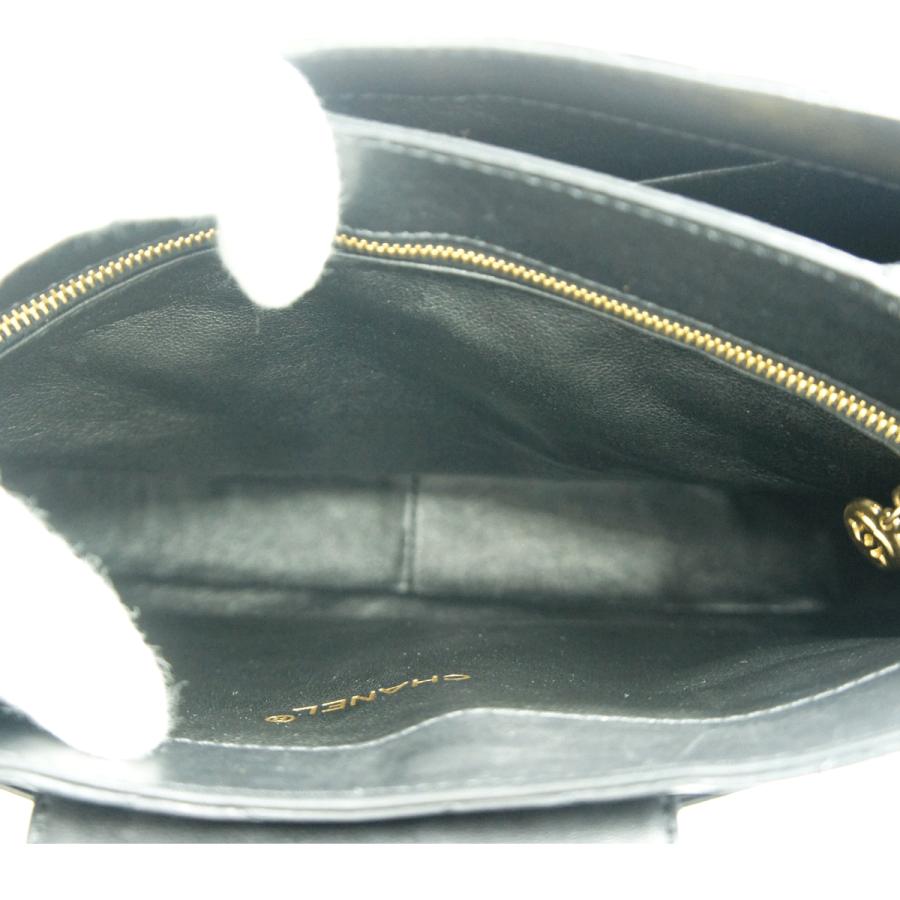 シャネル（CHANEL）ビコローレ　ターンロック　ショルダー　トートバッグ　ハンドバッグ　ショルダーバッグ　ブラック　レディース（中古）