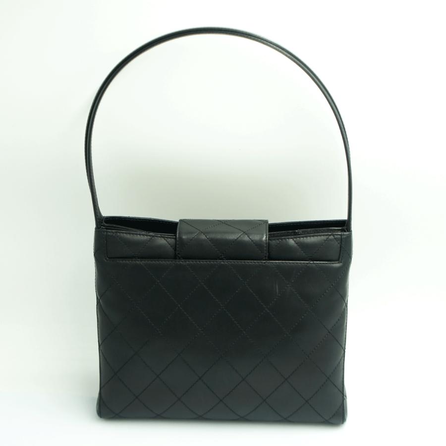 シャネル（CHANEL）ビコローレ　ターンロック　ショルダー　トートバッグ　ハンドバッグ　ショルダーバッグ　ブラック　レディース（中古）