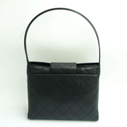 シャネル（CHANEL）ビコローレ　ターンロック　ショルダー　トートバッグ　ハンドバッグ　ショルダーバッグ　ブラック　レディース（中古）