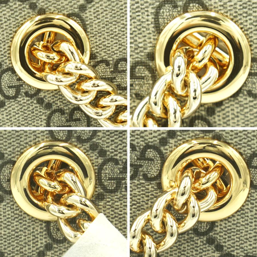 グッチ(GUCCI)　パドロック　GGミディアムショルダーバッグ　479197　ショルダーバッグ　ホワイト　ベージュ　レディース(中古・未使用・店頭展示品)