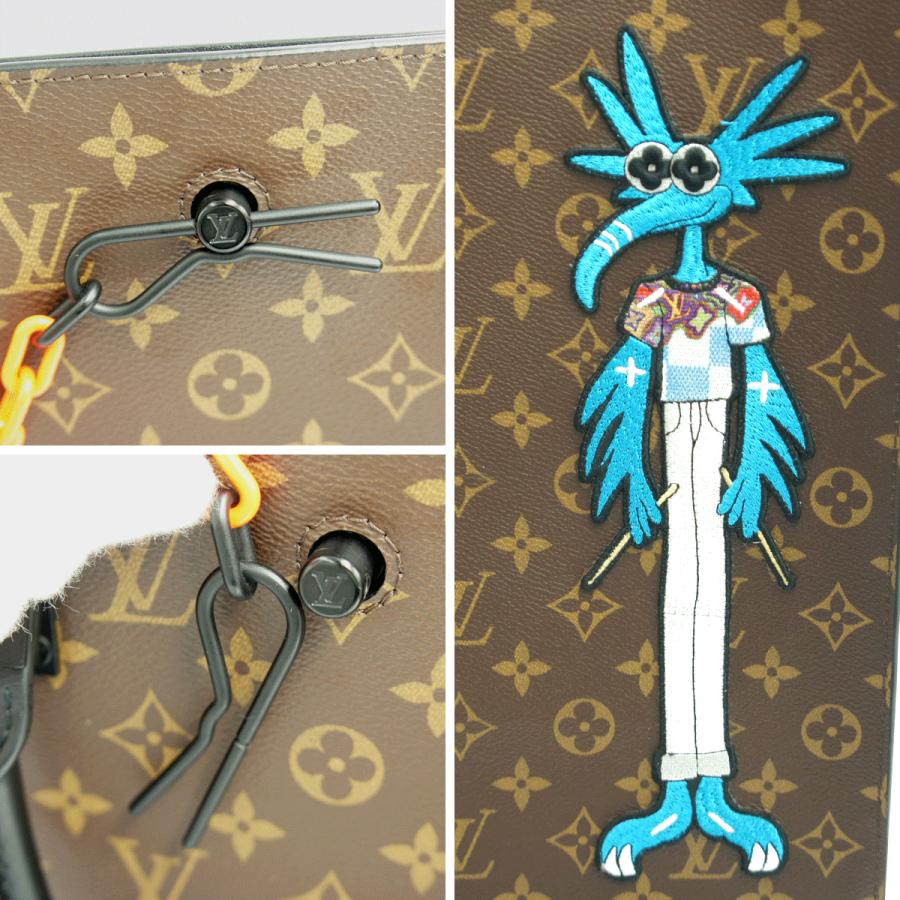 ルイヴィトン（LOUIS VUITTON）モノグラム　LVフレンズ　サックプラ　M45667　2021年春夏コレクション　ハンドバッグ　ショルダーバッグ　レディース（中古）
