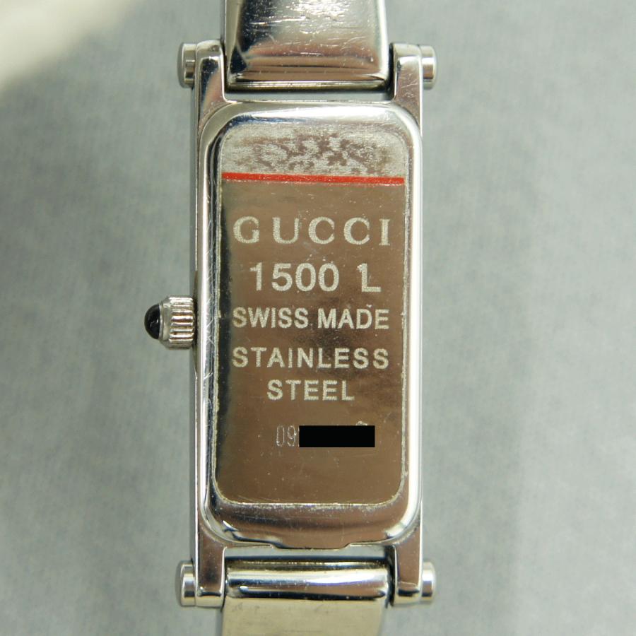 グッチ（GUCCI）クォーツ腕時計　1500L　２針　レディース（中古）