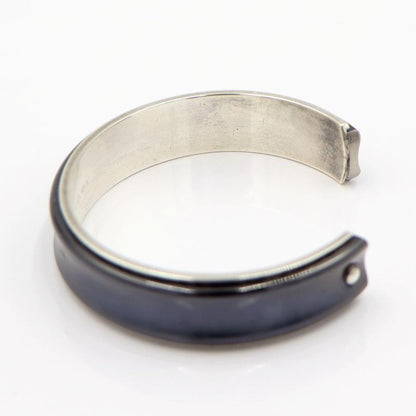 ティファニー(TIFFANY & Co) チタン 1837 カフ ナロー バングル　腕回り16cm　重さ：34.07g　ユニセックス(中古)