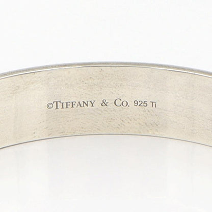 ティファニー(TIFFANY & Co) チタン 1837 カフ ナロー バングル　腕回り16cm　重さ：34.07g　ユニセックス(中古)