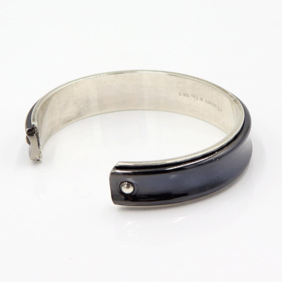 ティファニー(TIFFANY & Co) チタン 1837 カフ ナロー バングル　腕回り16cm　重さ：34.07g　ユニセックス(中古)