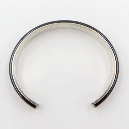 ティファニー(TIFFANY & Co) チタン 1837 カフ ナロー バングル　腕回り16cm　重さ：34.07g　ユニセックス(中古)