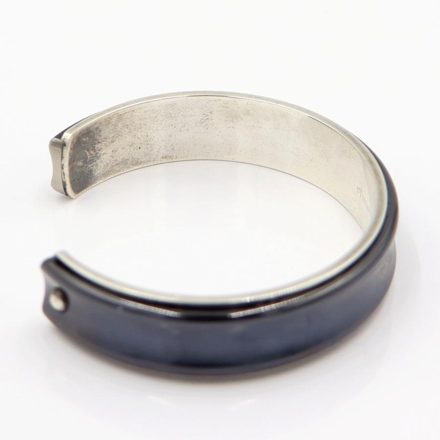 ティファニー(TIFFANY & Co) チタン 1837 カフ ナロー バングル　腕回り16cm　重さ：34.07g　ユニセックス(中古)