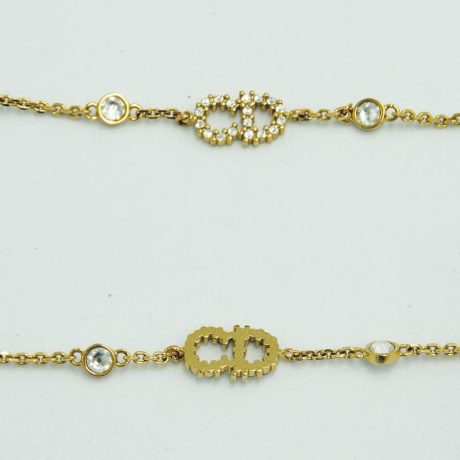 クリスチャンディオール（ChristianDior）　CLAIR D LUNE クレール ディー リュヌ ブレスレット　メタル・レジンパール・クリスタル　レディース（中古）