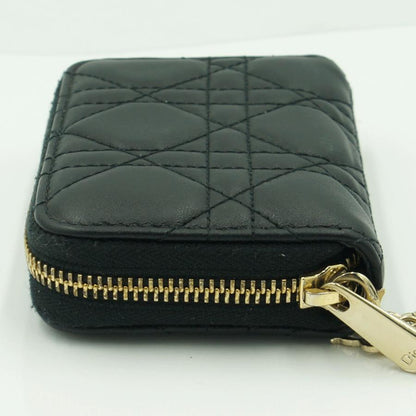 クリスチャンディオール（Christian Dior）スモール　ジップ　コインケース　財布　ゴールド金具　メンズ　レディース（中古）