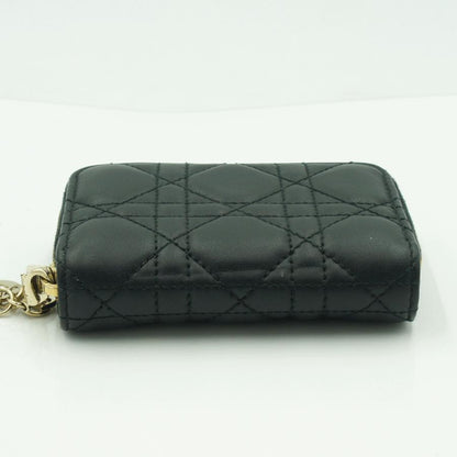 クリスチャンディオール（Christian Dior）スモール　ジップ　コインケース　財布　ゴールド金具　メンズ　レディース（中古）