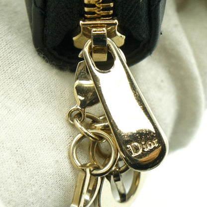 クリスチャンディオール（Christian Dior）スモール　ジップ　コインケース　財布　ゴールド金具　メンズ　レディース（中古）