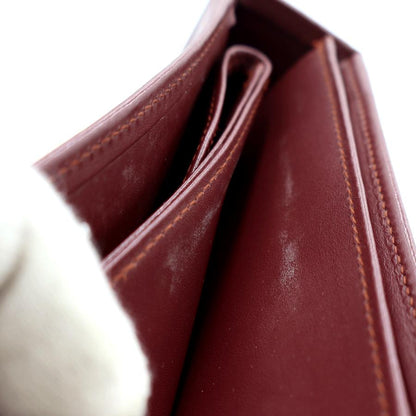 カルティエ(CARTIER) マストライン　セカンドバッグ　セカンドバッグ　クラッチバッグ　レッド　メンズ　レディース(中古)
